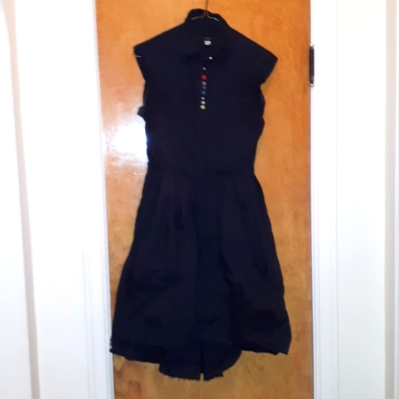 Diesel Dresses & Skirts - Black Diesel Dress XS Button Up Mid Lengh